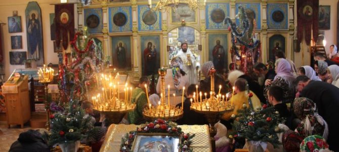 Рождество Христово в Песчаном.