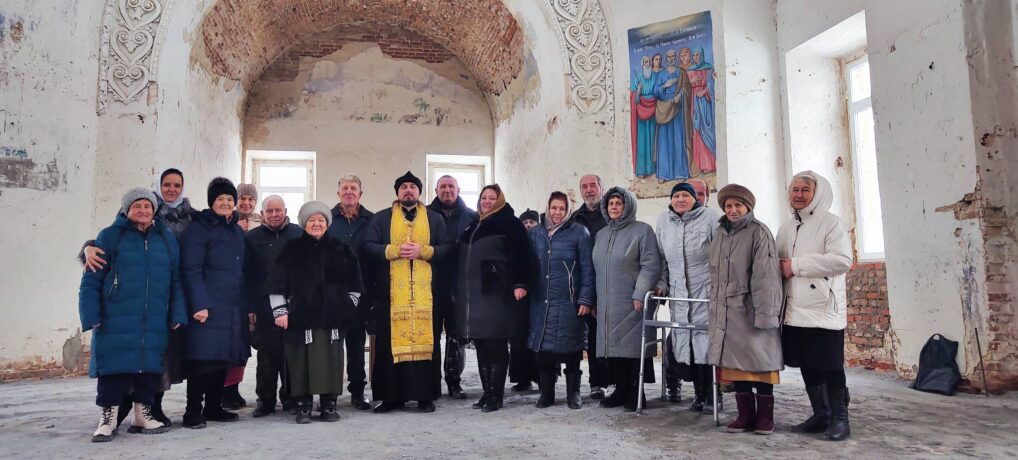 Молебен в  Никольском храме с. Студенок