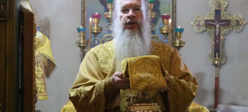 Архиерейское богослужение в Верхопенье.